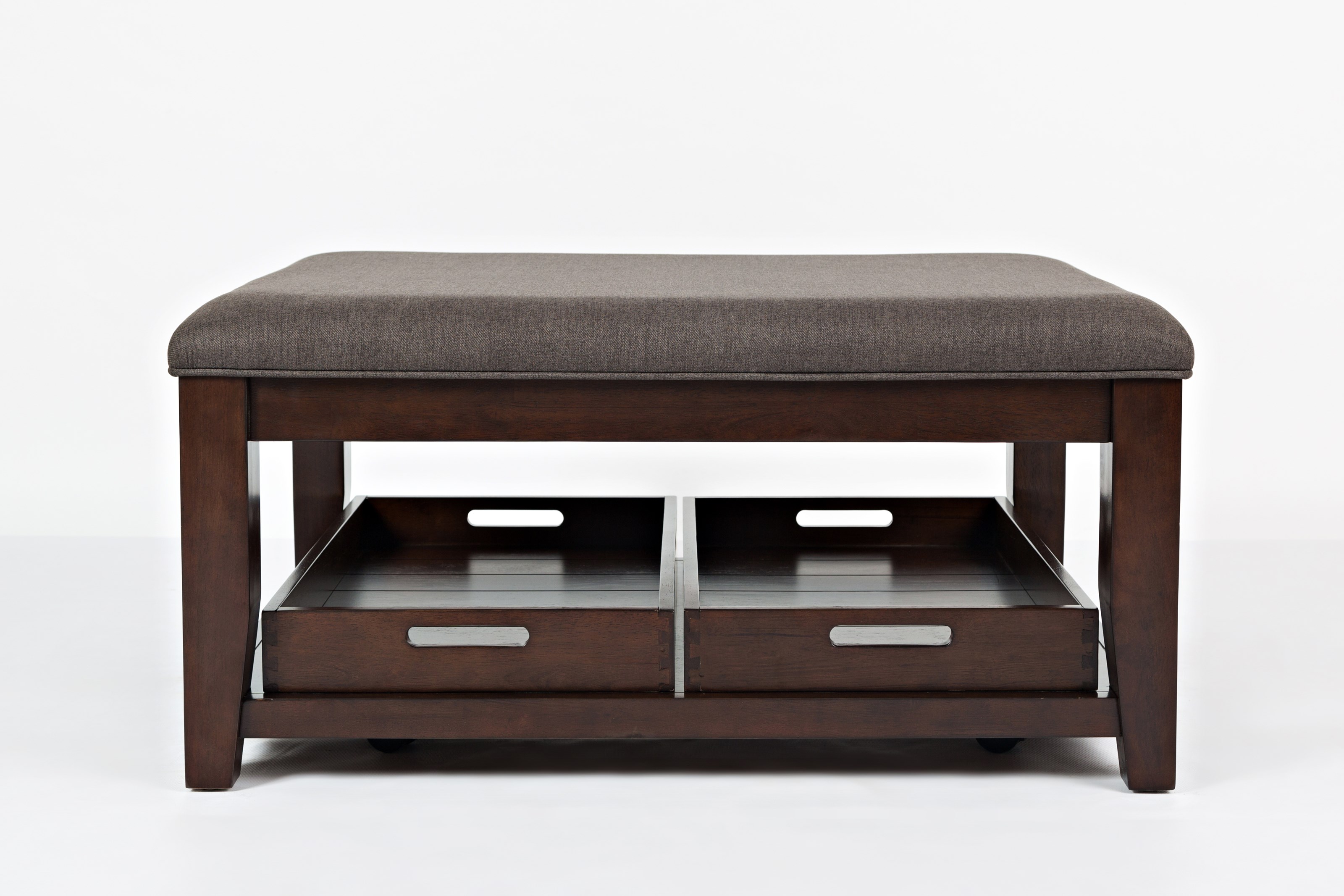 Jofran sales leather ottoman